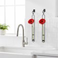thumbnail image 5 of Couronne Co Elegant Glass Flower Vases & Test Tube for Plants – Clear Vase Decor for Living Room, Indoor Plants & Home Decorations - 16.5 in - Pack of 2, 5 of 5