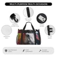 thumbnail image 4 of Balery Colorful Haired White Horse Bolsa de Gimnasio para Mujeres, Bolsa de Viaje con Bolsillo Húmedo, Bolsa de Fin de Semana para Mujeres, Bolsa de Viaje Resistente al Agua, 4 of 7