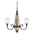 thumbnail image 2 of Cal Lighting FX-3563-3 3 Light Monticello Chandelier, 2 of 2