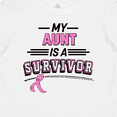 thumbnail image 4 of Inktastic My Aunt is a Survivor Breast Cancer Awareness Boys or Girls Baby T-Shirt, 4 of 5