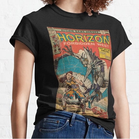 Horizon Forbidden West - comic cover fan art Classic T-Shirt