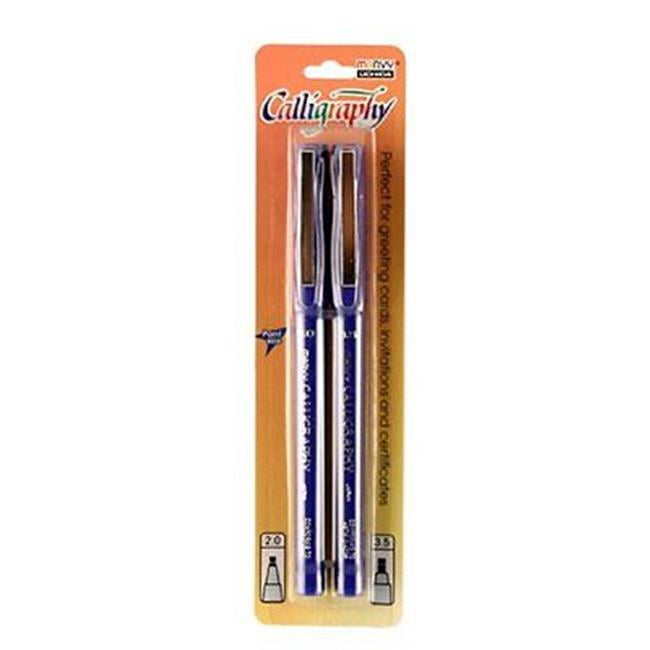 Marvy Calligraphy Pens 2pk Blue