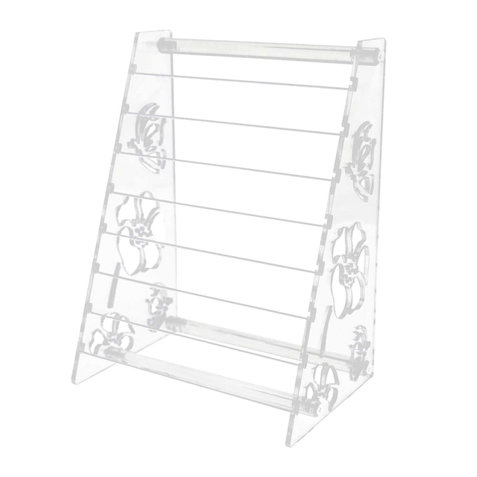 Acrylic Beads Display Rack 8 Tiers Jewelry Charms Earrings Organizer Jewelry Stand Holder Hanging Organizer Decorative