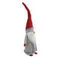 thumbnail image 2 of Northlight Santa Gnome with Tall Crochet Hat Christmas Decoration - 18.75" - Gray and Red, 2 of 2