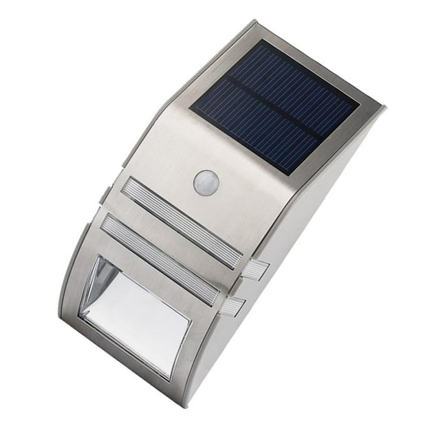 Lámpara solar de pared inteligente con sensor de movimiento corporal LED 2