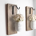 thumbnail image 2 of Metal Hanging Rack, Multi Functional Bird House Lantern Flower Pot Hanger, Stylish Retro Design, Easy To Install 7x4.2cm, 2 of 7