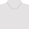 thumbnail image 2 of Auriga 10K Yellow Gold .65 mm Diamond-cut Wheat Chain Necklace for Women 16", 2 of 6