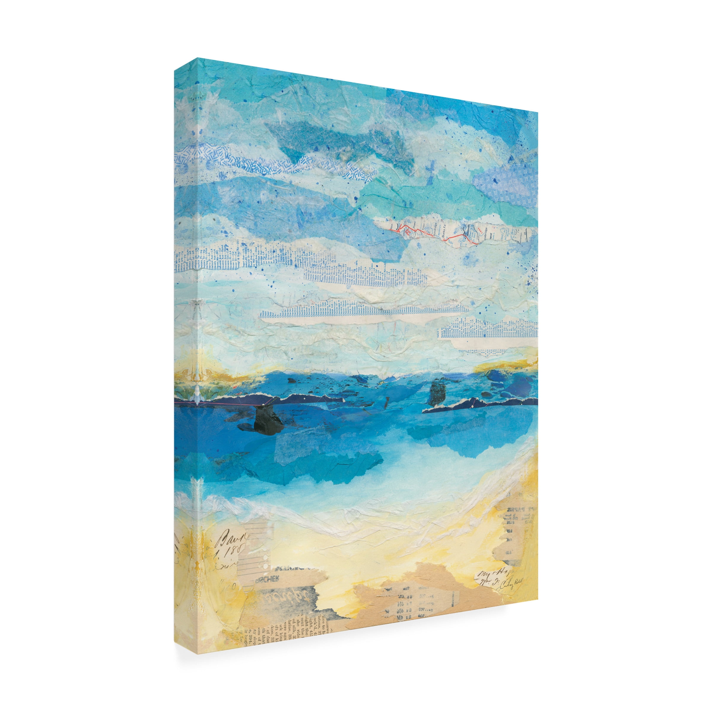 Courtney Prahl 'Abstract Coastal III' Canvas Art