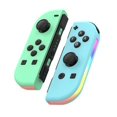 thumbnail image 1 of Controller LED Compatible with JoyCon Nintendo Switch Turquoise GREEN LIGHT BLUE, 1 of 5