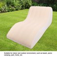 thumbnail image 4 of Inflatable Lounge Sofa, Soft Velvet Fabric, Comfortable and Supportive PVC Bed in S Shape Design for Home, Picnics, Hiking, Park, Travel, Easy to Carry, Store, and Wash, 4 of 7