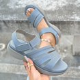 thumbnail image 1 of WILLBEST Sandalias De Plataforma Con Tiras Cruzadas Y Diamantes De Imitación Para Mujer, Sandalias Con Correa Elástica En El Tobillo, Zapatos Casuales De Playa Bohemios 1312, 1 of 5