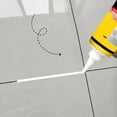 thumbnail image 2 of Multifunctional Waterproof White Caulk with Scraper,White Caulking Silicone Waterproof,Silicone Caulk,Strong Coverage Fast Curing Easy to Apply for Bathroom,Kitchen,Floor(3pcs), 2 of 7