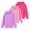 Purple+pink+rose red, variant on GYRATEDREAM 3 Pack Boys Girls Hoodies Kids Pullover Long Sleeve Hooded Sweatshirts Basic Casual Hoodies for 3-14 Years