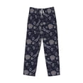 thumbnail image 6 of Daiia Wildflowers And Dragonflies Men's Sleep Pant with Pockets and Drawstring,Pajama Pants-Medium, 6 of 9