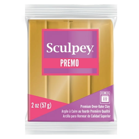 Premo! Sculpey Modeling Clay, 2 oz., 18K Gold
