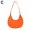 Orange, variant on Lttoisl® All-matching Crescent Bag for Women Handle Handbag Shoulder Bag Underarm Bags: M9W7