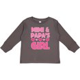thumbnail image 3 of Inktastic Mimi and Papa Girl Grandchild Valentine Girls Long Sleeve Toddler T-Shirt, 3 of 5