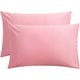 thumbnail image 1 of FLXXIE Paquete de 2 fundas de almohada estándar de microfibra, 1800 fundas de almohada súper suaves con cierre de sobre, fundas de almohada resistentes a las arrugas, la decoloración y las manchas par, 1 of 4