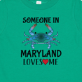 thumbnail image 4 of Inktastic Someone in Maryland Loves Me Crab Boys or Girls Baby T-Shirt, 4 of 5