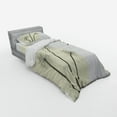 thumbnail image 3 of Dragonfly Duvet Cover Set, Spring Dandelions Botany Blossoming Petals Essence of Nature Growth Theme, Bedding Set with Shams and Fitted Sheet, 3 Sizes, by Ambesonne, 3 of 3