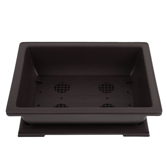 EXHUMKY Maceta De Plástico Para Jardín Con Resistente Y Moderno
