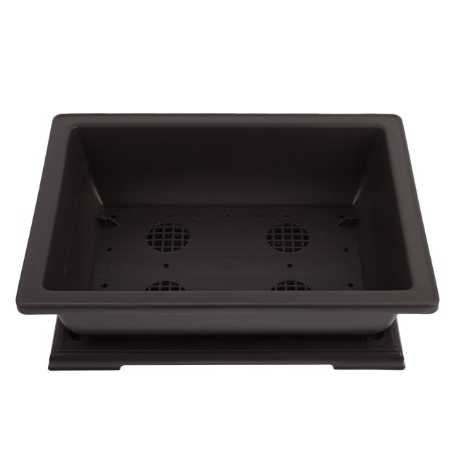 EXHUMKY Maceta De Plástico Para Jardín Con Resistente Y Moderno