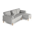 thumbnail image 4 of Sala Modular Reversible De Lino Gris Claro Modelo Carlton, 4 of 13