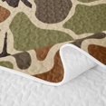 thumbnail image 5 of Manfei Rustic Aircraft Camo Twin Quilt Set, Vintage Plane Vehicle Twin Coverlet Set, Coyote Brown, 2pcs, 1 Bedspread and 1 Pillowcase, 5 of 7
