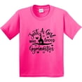 thumbnail image 3 of Inktastic Just a Girl Who Loves Gymnastics Youth T-Shirt, 3 of 5