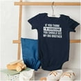 thumbnail image 6 of Handsome Little Brother Funny Bodysuit Jumper Boys Infant Baby Brisco Brands 12M, 6 of 7