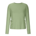 thumbnail image 4 of Women's Tops, Tees & Blouses Long Sleeve Loose Active Fitness Casual Top Cute Summer Tops, 4 of 4