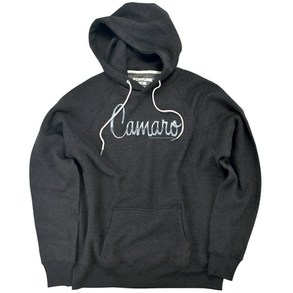 Chevrolet Classic Camaro Metal Unisex Adult Slim Fit Pull-Over Heather Hoodie, Charcoal, Small