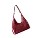 thumbnail image 1 of Bolso de hombro para mujer, de piel sintética, versátil, ligero, tipo hobo, para ir de compras. Rojo, 1 of 9
