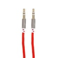 thumbnail image 4 of Cable de audio Adaptador Jack Cable auxiliar de 3,5 mm Macho a macho Cable auxiliar para automóvil Cable estéreo Rojo, 4 of 8