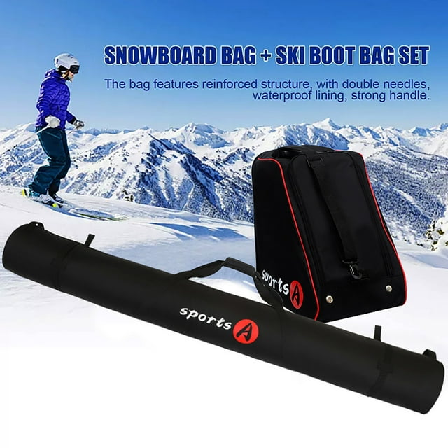 Teissuly Snowboard Bag Large-capacity Double-board Ski Equipment Finishing Storage Bag Ski Sports Protection Shoulder Bag Teissuly WER202311012583