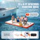 thumbnail image 3 of Muelle flotante inflable VEVOR de 15 x 6 pies con escalera y bolsa, 3 of 9