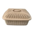 thumbnail image 1 of Cesta de frutas con tapa, soporte para frutas, cuenco y almacenamiento para palillos para la cocina. Caqui Grande, 1 of 9