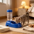 thumbnail image 5 of OutmaxHome Automatic Pet Water Dispenser, Gravity Refill Dog Cat Water Bowl, Leakproof Plastic Drinking Fountain for Small Medium Pets, 5 of 6