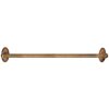 Classic Traditional 24" Grab Bar with Brass Construction - Finish: Antique English