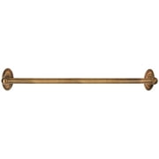 Classic Traditional 24" Grab Bar with Brass Construction - Finish: Antique English