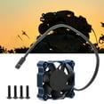 thumbnail image 4 of ESC Motor Cooling Fan, RC Cooling Fan, Easy To Install and Remove 16000 RPM Aluminum And Plastic Small Size for RC Lovers 1/10 1/8 1/12 RC ESC Engine Blue, 4 of 8