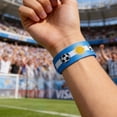 thumbnail image 4 of Cififendec Soccer Themed Grosgrain Ribbon, 180", Country Flag Print Ribbon for Soccer Fans Gift Wrapping, Party Decor and DIY Crafts(Sky Blue), 4 of 5