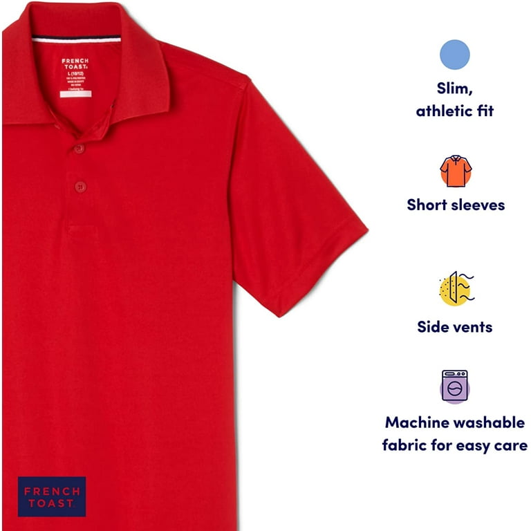 Red polo sales shirt walmart