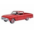 thumbnail image 2 of Diecast Car & Display Case Package - 1960 Ford Ranchero Pickup Truck, Red - Motormax 79321 - 1/24 Scale Diecast Model Car w/Display Case, 2 of 3