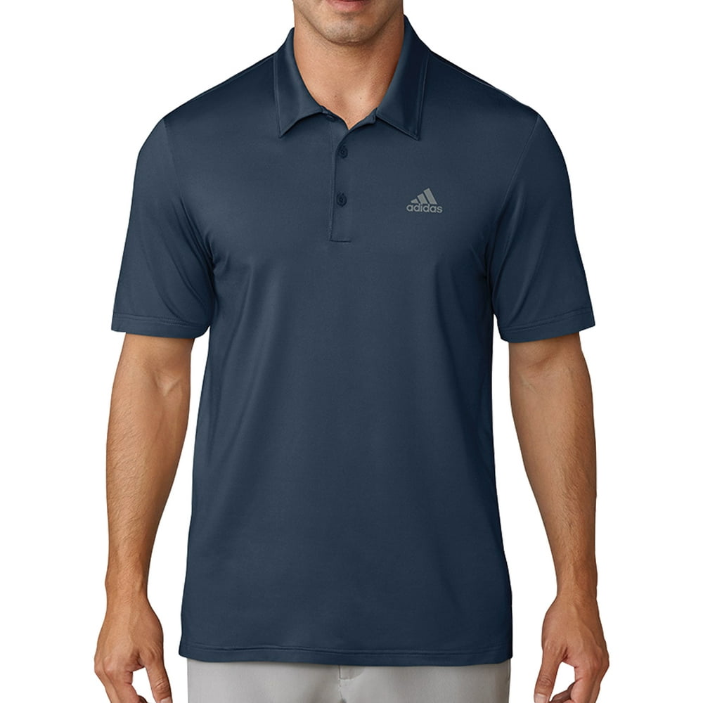 Adidas - Adidas Golf Men's Chest Logo Solid Polo Shirt, Small Navy ...