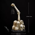 thumbnail image 3 of Halloween Decorations Outdoor, Hwkond Halloween Skull Hexagon Lamp Resin Outdoor Garden Ornaments Up to 65% Off, 3 of 4
