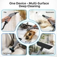 thumbnail image 3 of 7 in 1 Portable Steam Cleaner for Home with 1800W High Pressure, 15s Quick Heat-Up, 1600ML Large Tank, Handheld Steam Cleaner for Kitchen Upholstery, Tile, Car, Bathroom, Grout, Floor, 3 of 8