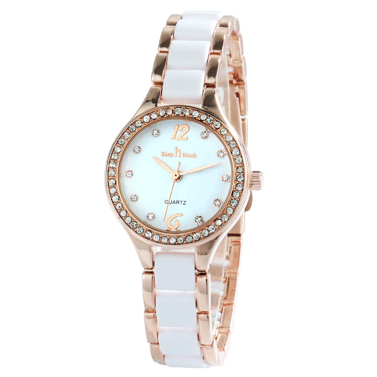 KEEP IN TOUCH TwoTone Women Ladies Watches Waterproof Stainless Steel