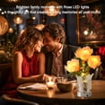 thumbnail image 5 of Champagne Rose LED Night Light, The Perfect Gifts for Home Décor for Women, Womens Mom Wife Friends for Her Valentine Anniversary Christmas Birthday Gifts (Champagne), 5 of 12