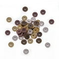 thumbnail image 2 of GKNET 180pcs Tibetan Silver Disc Spacer Beads Rondelle Nickel Free Mixed Color 12mm, 2 of 6